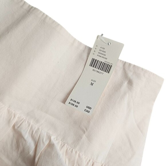 Anthropologie Draped Poplin Midi Skirt - Light Pink, Ruched, Size M, NWT - Picture 7 of 8